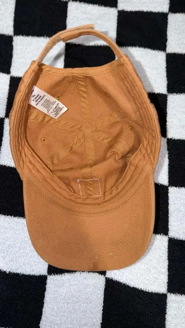 Carhartt AH8900 Child Signature Canvas Baseball Cap in Brown
